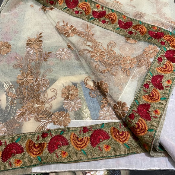 Net sarees.*No Blouse